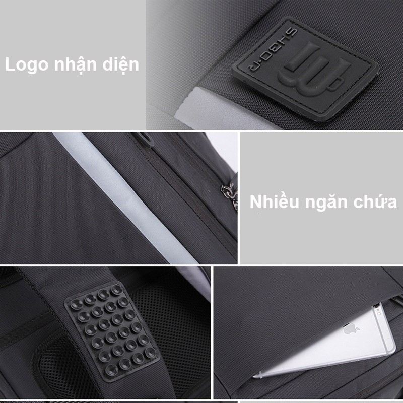 Balo thời trang chống nước đựng laptop 15.6inch, hãng SHUAI BO, phù hợp cho học sinh, sinh viên, người đi làm-632