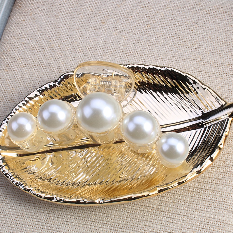 Kẹp Tóc Càng Cua Đính Ngọc Trai Lớn Sang Trọng Thời Trang Cho Nữ 2022