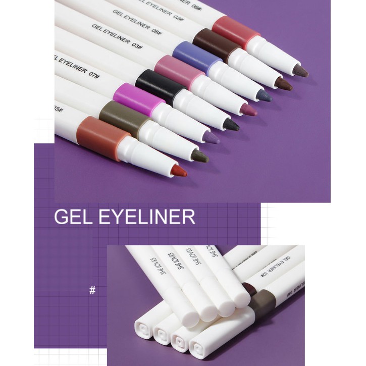 Bút kẻ mắt SheLoves Colorful Fashion Gel Eyeliner 0.6g