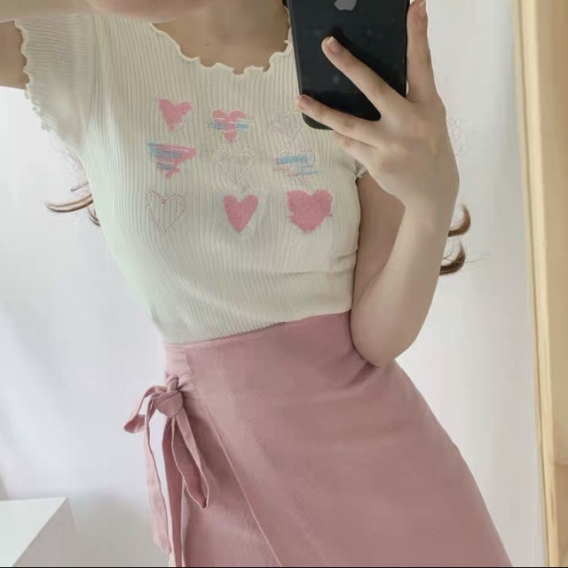 Áo croptop len Ulzzang style  Hàng Quảng Châu