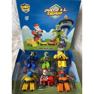 Đội chó cứu hộ biến hình xe robot