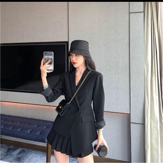 Set vest 2 màu trắng - đen