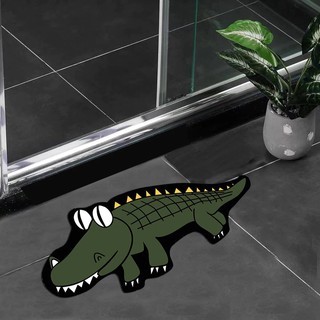 Thảm chùi chân hoạt hình 3D thấm hút chống trượt hoạt hình siêu dễ thương