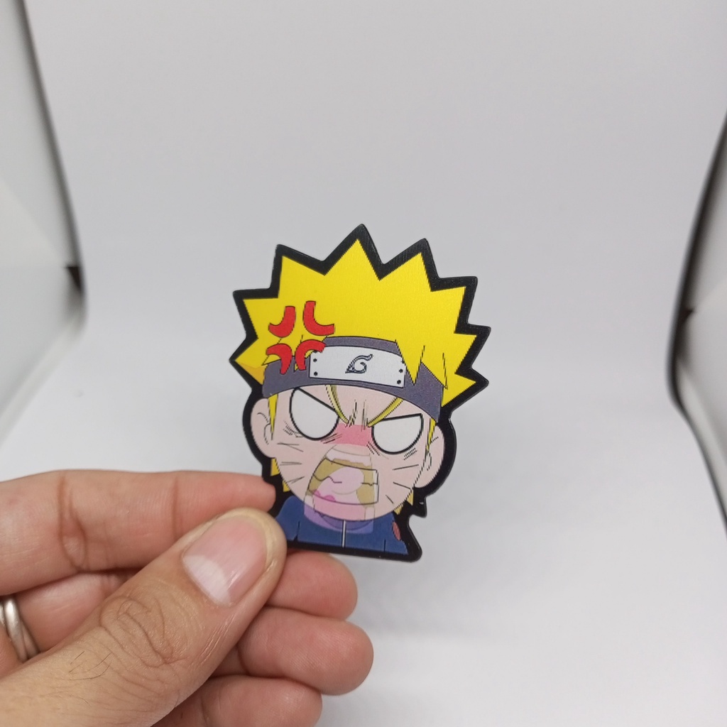 Sticker 3D Naruto dán điện thoại - laptop - ô tô chống nước 6x7 cm