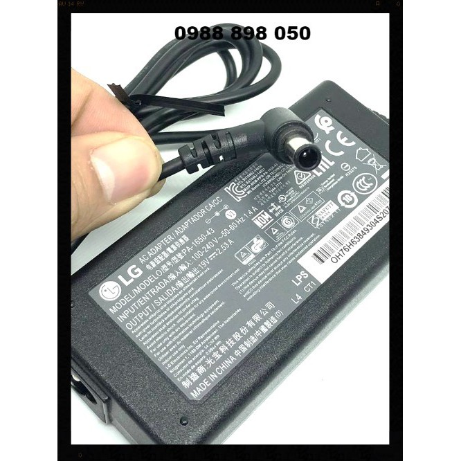 Adapater màn hình LG 19v 2.53a BẢN GỐC
