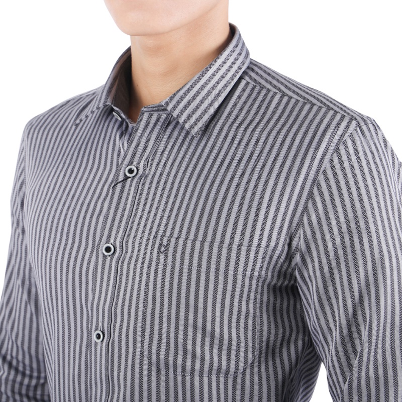Áo sơ mi Dài tay Owen Bamboo Regular Fit màu Đen - AR61007DT