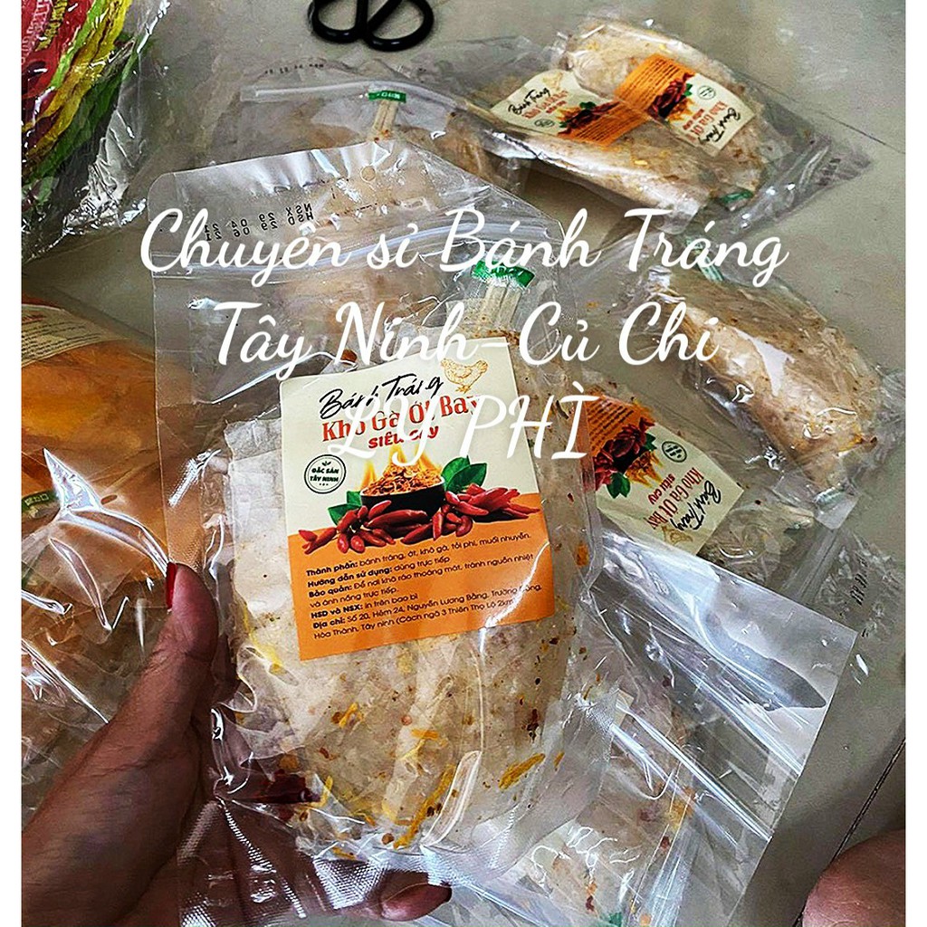 BÁNH TRÁNG TRỘN KHÔ GÀ ỚT BAY SIÊU CAY