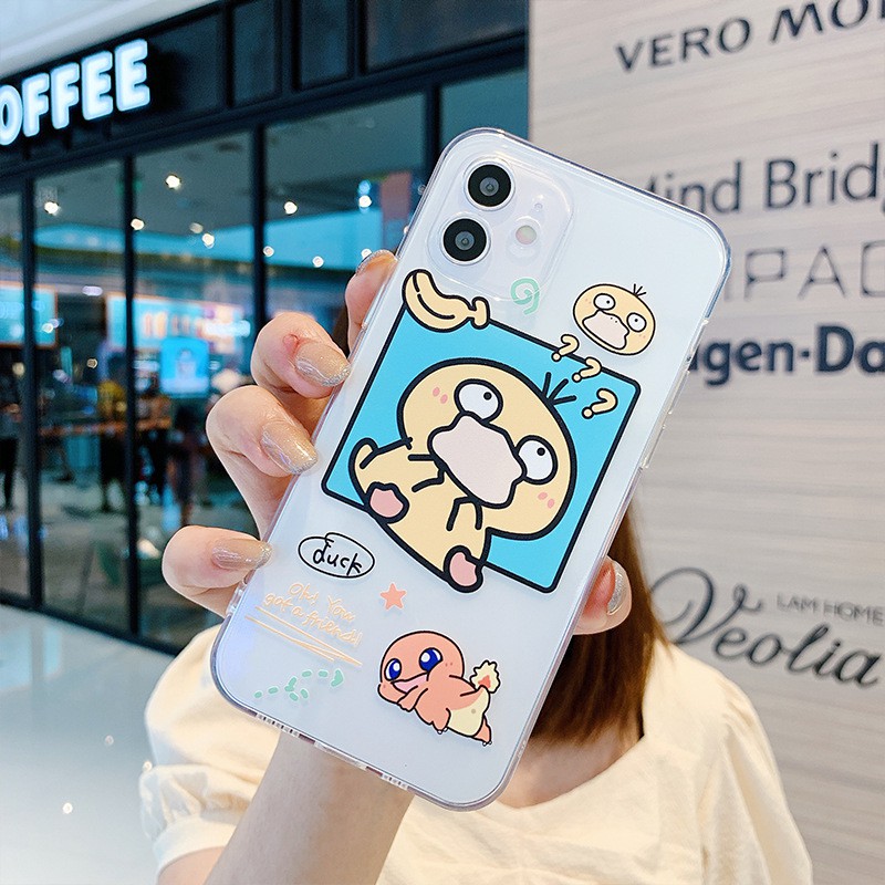 Ốp Iphone Trong Suốt In Hình Pikachu Cho Iphone 12 Pro Max Đến 7 Plus-ZUMISTORE