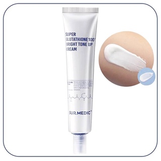 Kem Cấp Ẩm Dưỡng Trắng Da Sur Medic Super Glutathione 100 Bright Tone Up Cream LS