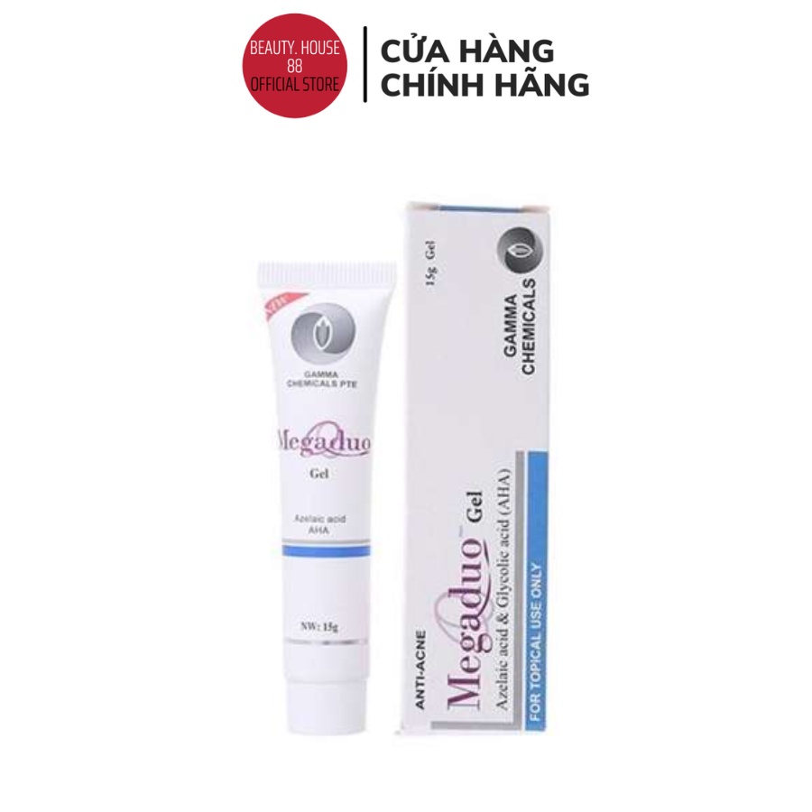 Megaduo Gel 15g Bản Aha & Bản Plus Kem Chấm Mụn Trứng Cá/Giảm Thâm/Đầu Đen/Mụn Ẩn/Mờ Sẹo