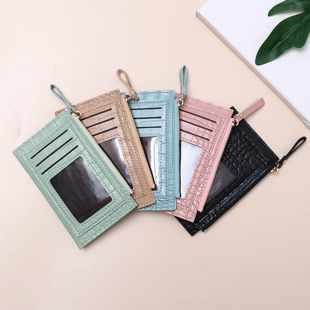 Ví Đựng Thẻ Có Khóa Kéo Giá Đỡ