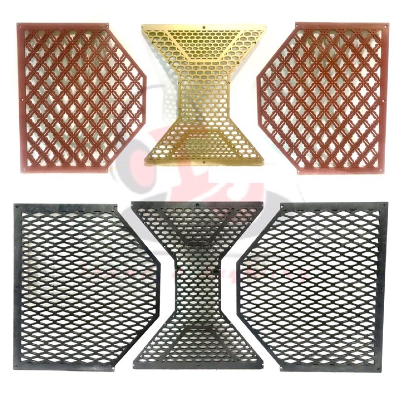 Lưới thùng loa tủ kéo, lưới nhựa 01 bộ, lưới loa kẹo kéo nhựa, thùng loa đôi bass 40, 30 đôi, luoiloa tp hcm