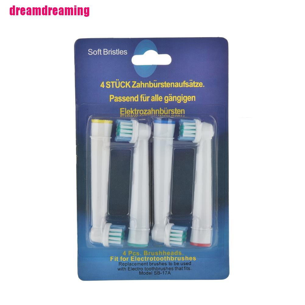 BRAUN Bàn Chải Đánh Răng 4 Đầu Thay Thế Chất Lượng Cao