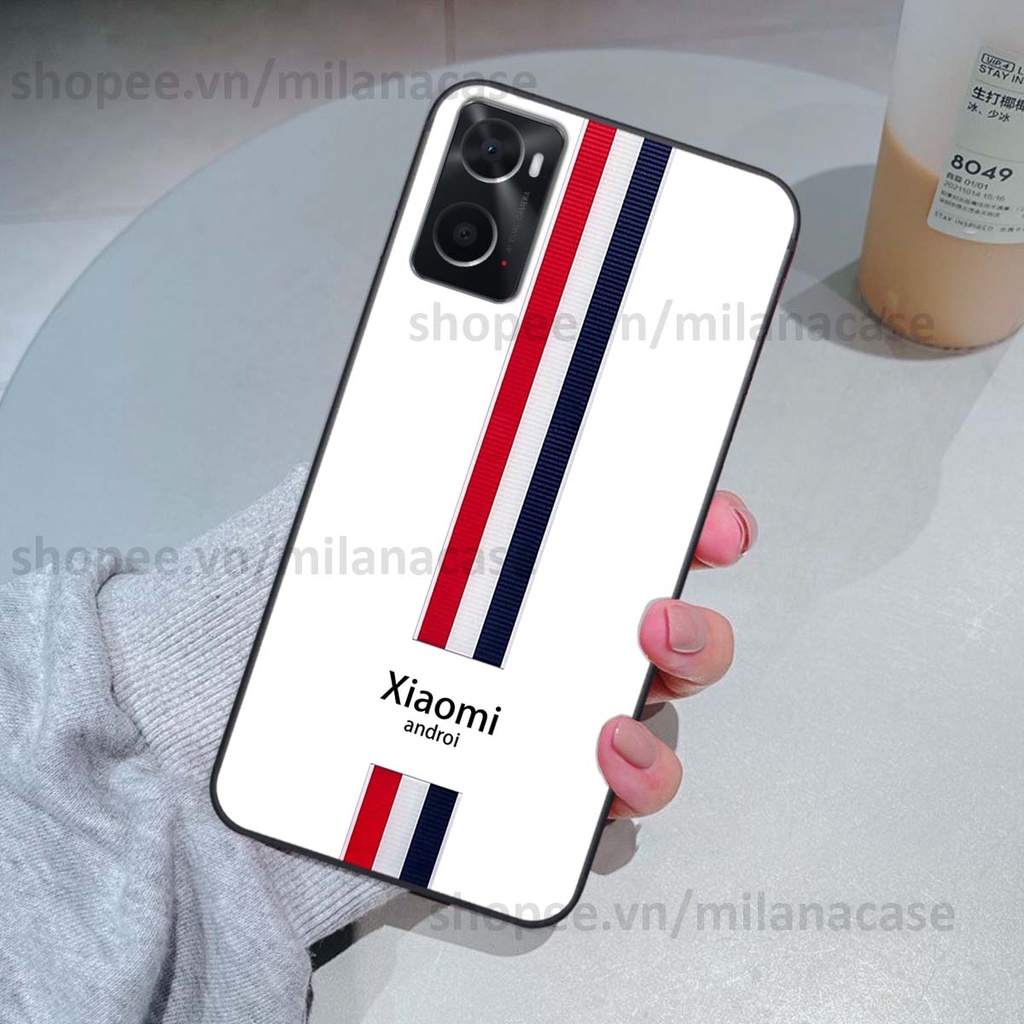 Ốp Oppo A76 in giả da phong cách thể thao, cá tính, thời trang