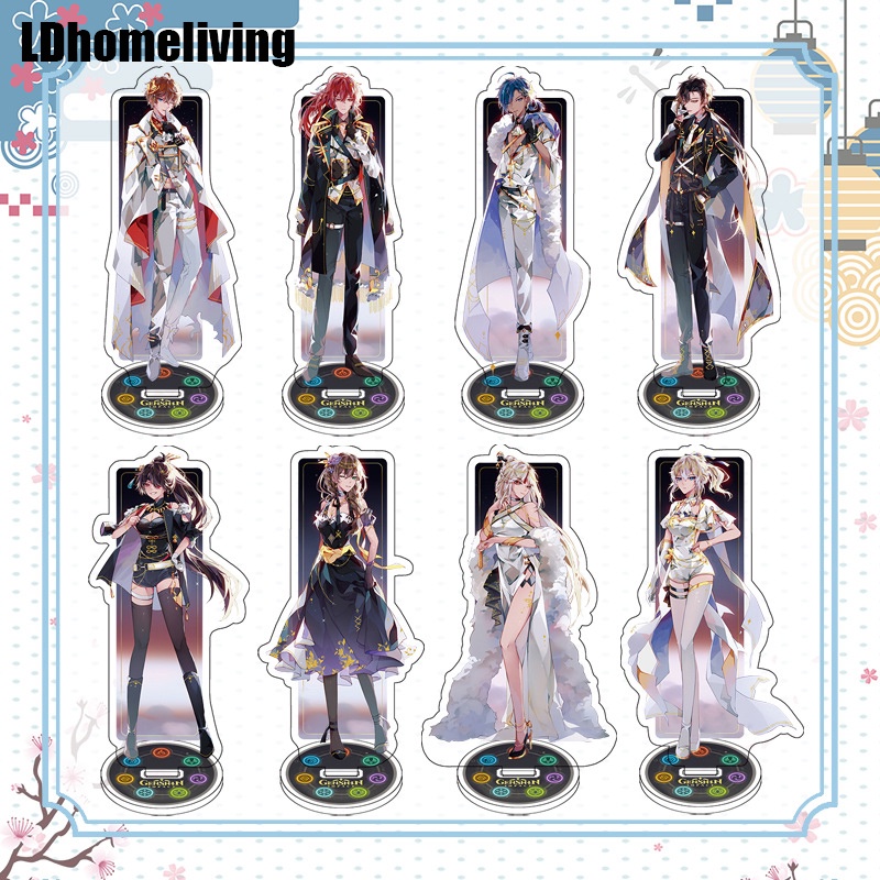 Đế Đứng Bằng acrylic Hình Nghệ Thuật zhongli childe diluc Kingguang