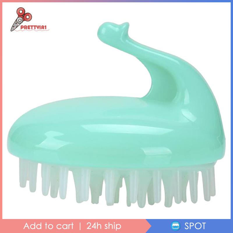 Lược Chải Tóc Massage Da Đầu Khô Và Ướt Prettyia1 Màu Xanh Lá Cho Nữ