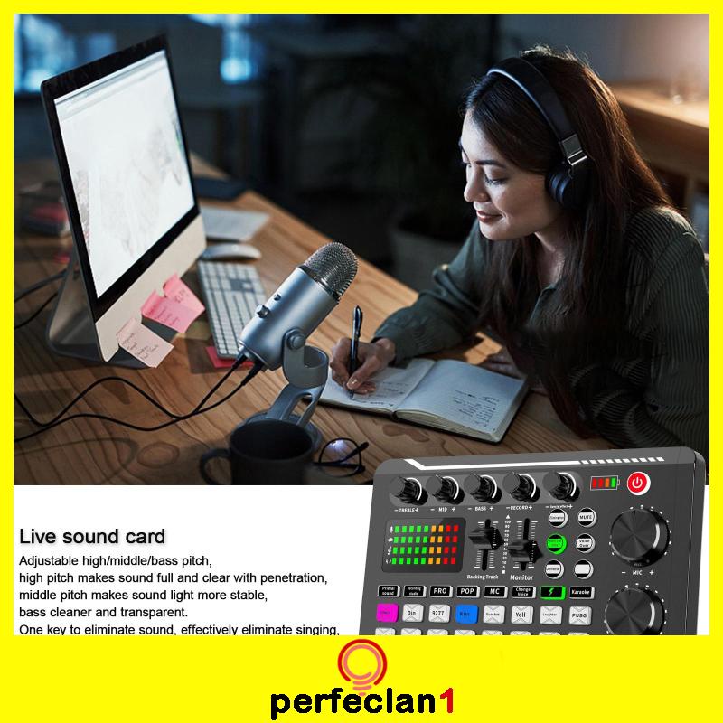 Card Âm Thanh Sống Perfeclan1 8 Chế Độ Cho Điện Thoại
