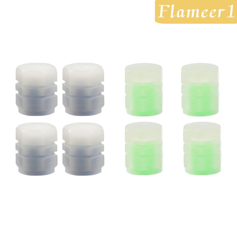 1] Bộ 4 Vỏ Bọc Van Bánh Xe Phát Sáng Thông Dụng