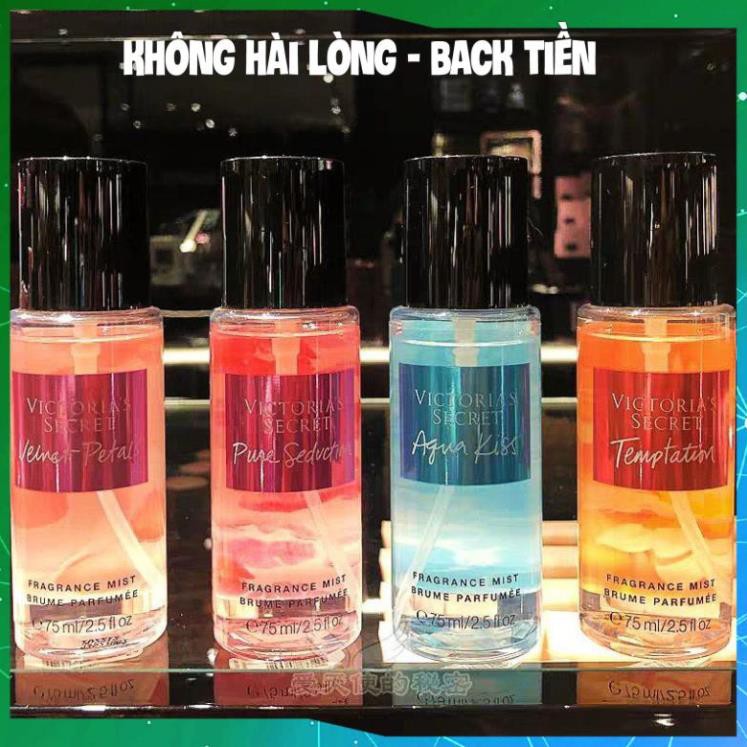 Bộ Đôi XỊt Thơm Toàn Thân Body Mist VICTORIA’S SECRET KING DC Ngọt Ngào Quyến Rũ Huyền Bí