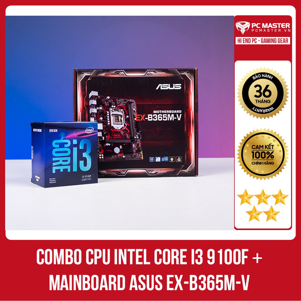 CPU Intel Core i3 9100F (3.6GHz Turbo Up To 4.2GHz, 4 nhân 4 luồng, 6MB Cache, Coffee Lake) | BigBuy360 - bigbuy360.vn