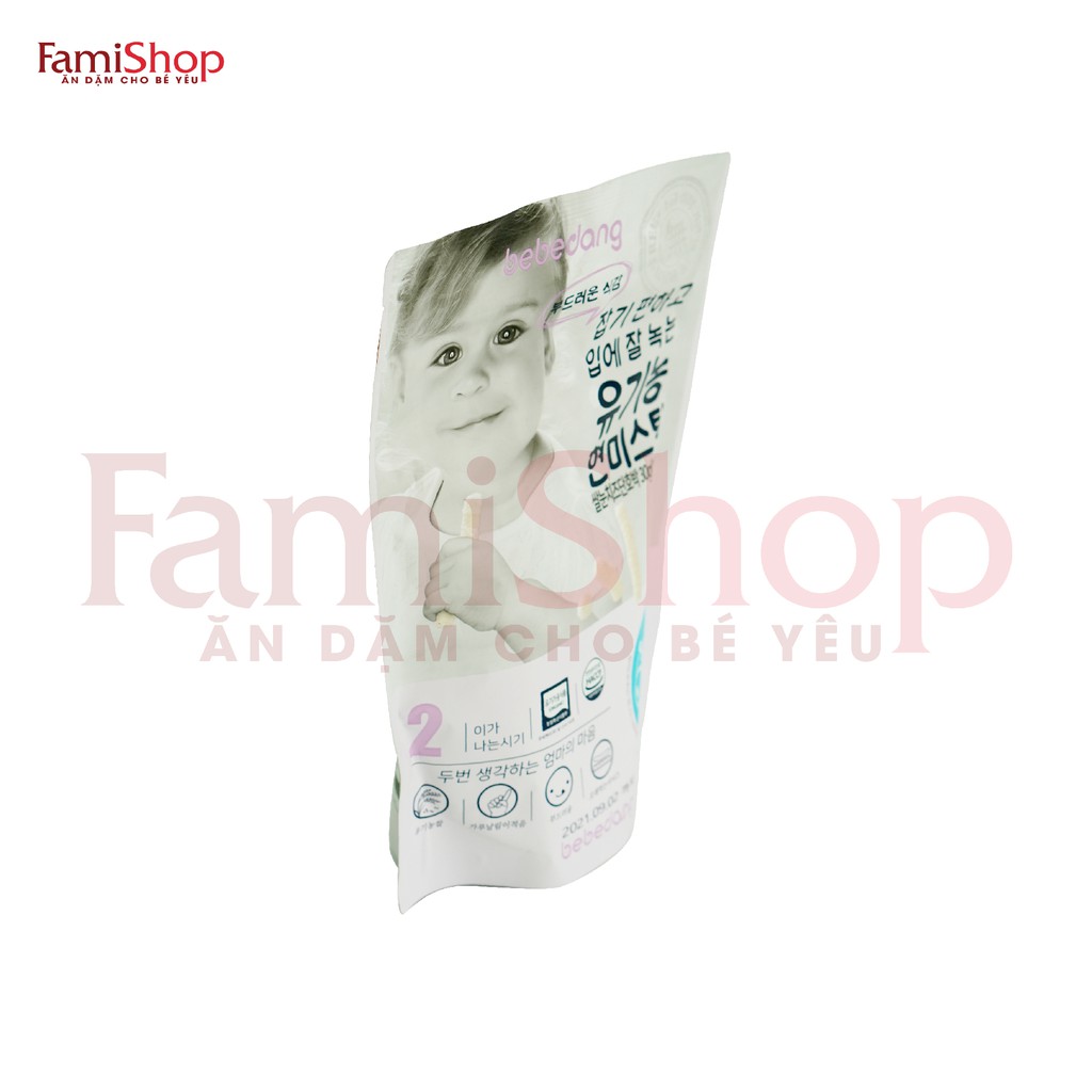 FamiShop Bánh gạo lứt hữu cơ phô mai  hình que Bebedang bí đỏ