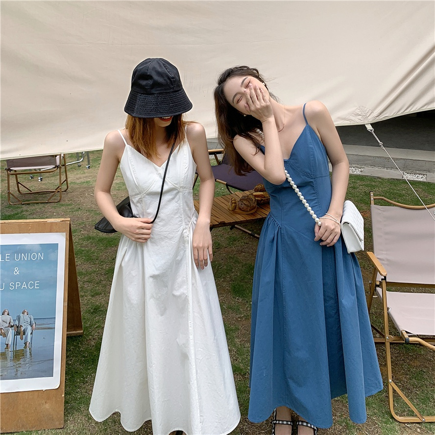 Đầm midi nữ dáng chữ A phong cách retro