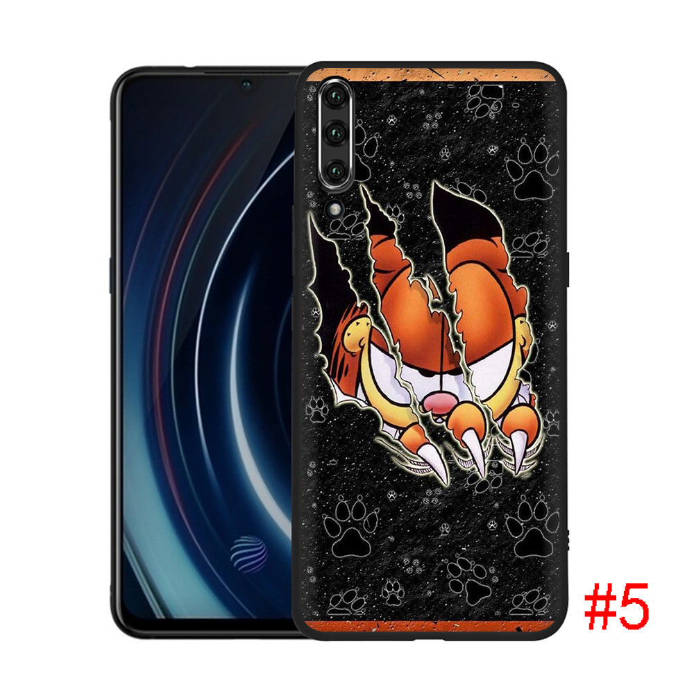 Dễ Thương Ốp Điện Thoại Silicon Hình Garfield Cho Vivo Y91C Y11S Y20S Y20I V5 Lite V7 Plus V5S Y67 Y75 Y79 Y66 Y55 Y81 Y55S Y81S