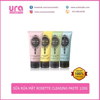 Sữa rửa mặt Rosette cleansing paste Nhật Bản 120g - Sữa rửa mặt cho da nhạy cảm