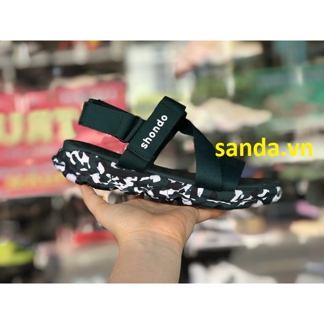 Giày Shondo sandal F6S Camo size nữ full màu Cam kết Chính hãng 100%