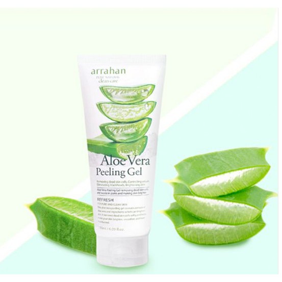 Gel Tẩy Tế Bào Chết Tinh Chất Lô Hội ARRAHAN Aloe Vera Peeling Gel 180ml