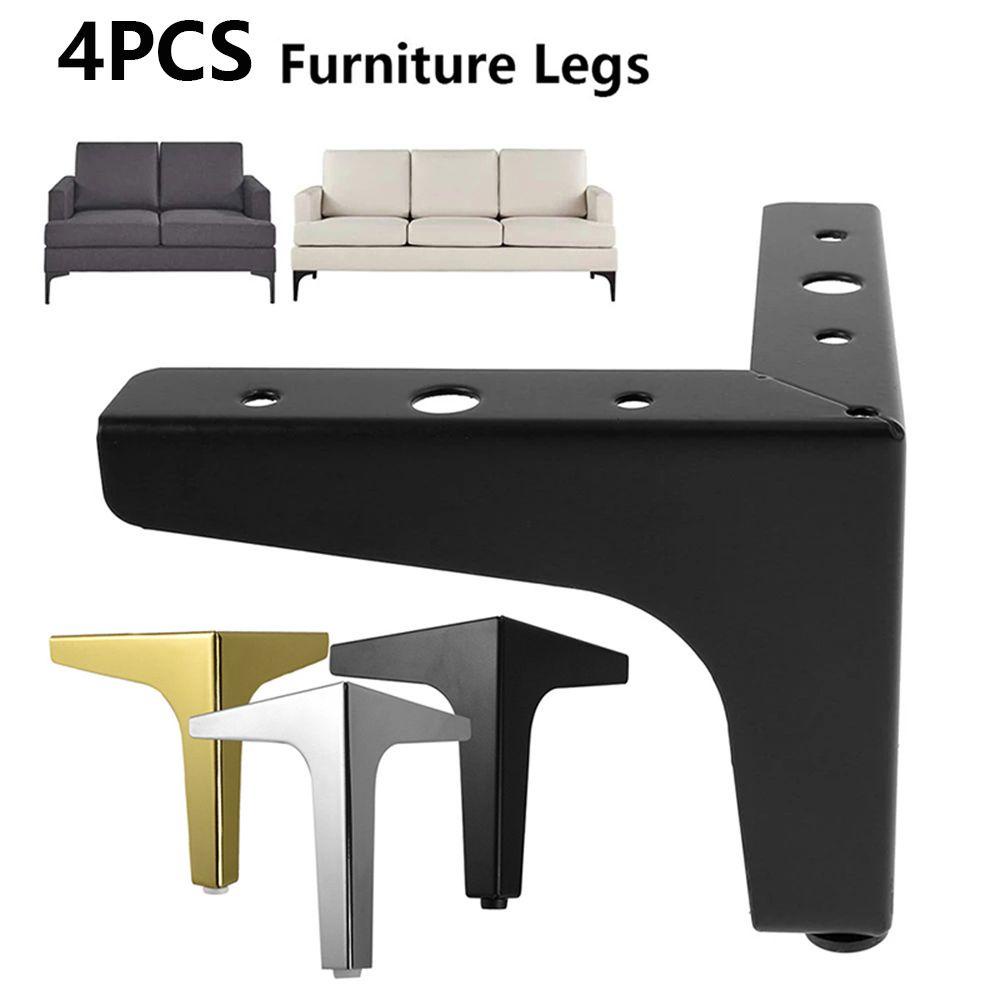 Set 4 Chân Bàn Ghế Sofa Bằng Sắt