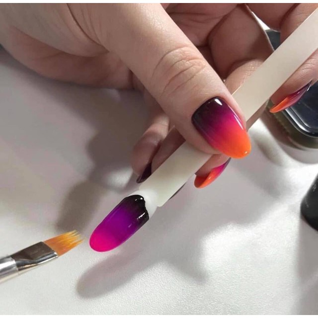 Cọ làm ombre nail , cọ trải sơn gel vuốt ombre chuyên dụng