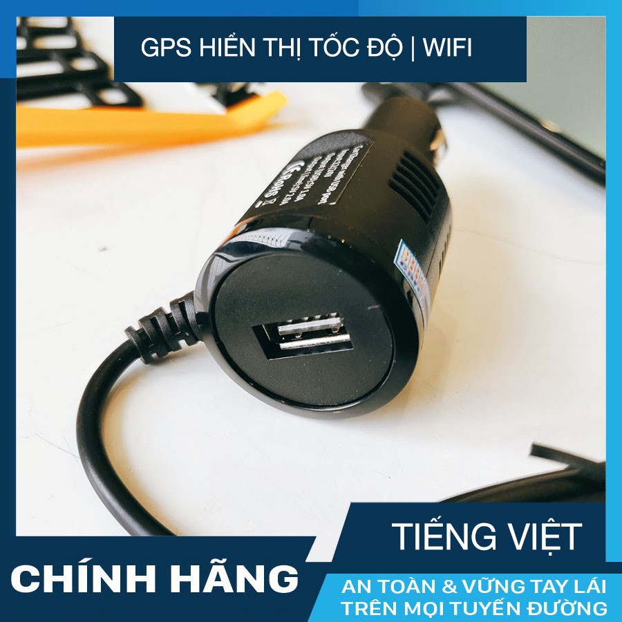 CAMERA HÀNH TRÌNH TRÊN GƯƠNG BLURAMS 2 MẮT GPS ADAS WIFI + THẺ NHỚ 32GB | BigBuy360 - bigbuy360.vn
