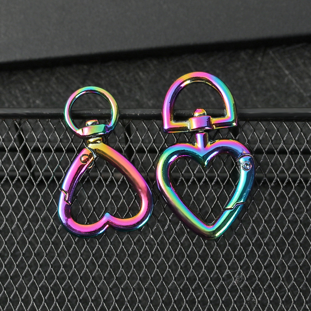 Khóa Vòng Kim Loại Dạng Xích Hình Trái Tim Bằng Kim Loại Gắn Thắt Lưng Túi Xách/Túi Xách