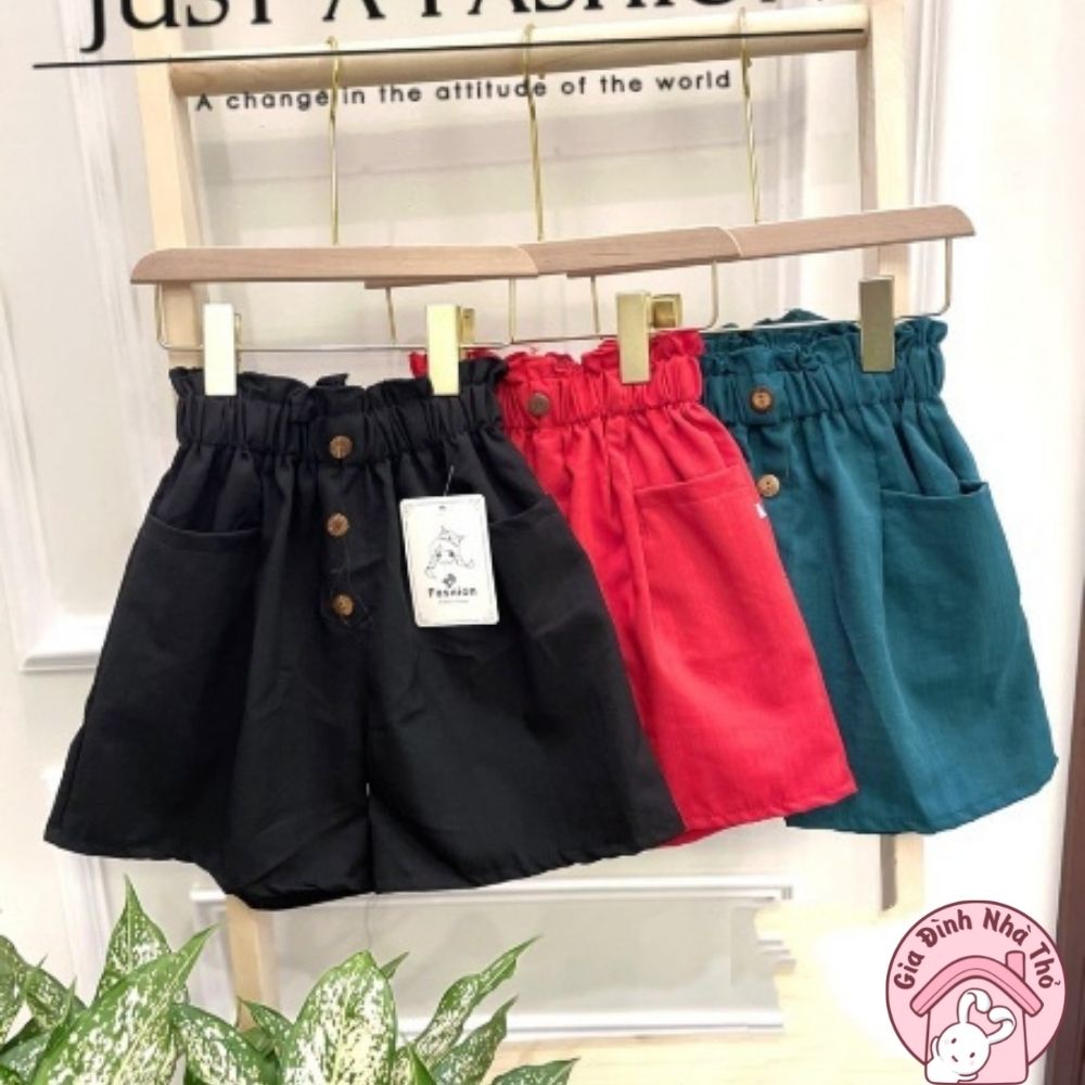 18-26kg Quần đùi sooc đũi cho bé gái size đại