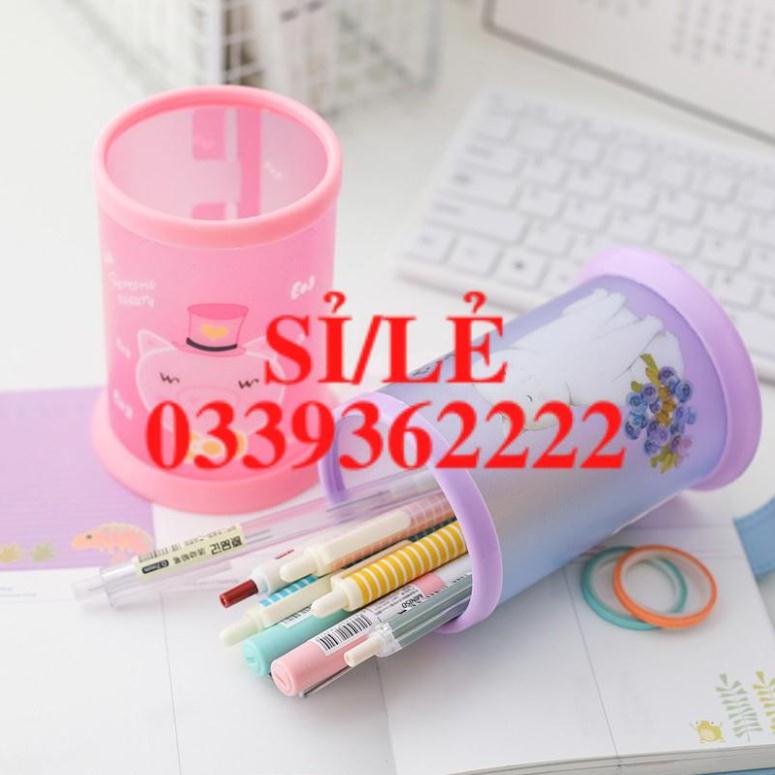 [ HAIANHSHOP ] Hộp đựng bút nhựa dễ thương - Hộp đựng bút để bàn nhựa trong suốt nhiều hình  Duashop &gt;