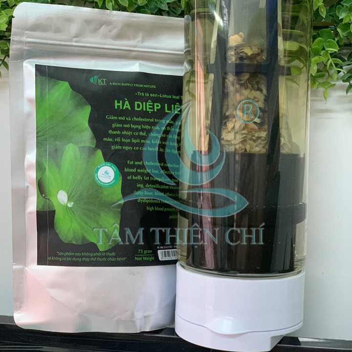 [CHÍNH HÃNG] Thực phẩm bảo vệ sức khỏe Lá sen tươi sấy khô làm trà túi 150gram Home