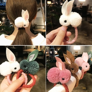Dây Thun Cột Tóc Hình Thỏ 3d Đáng Yêu