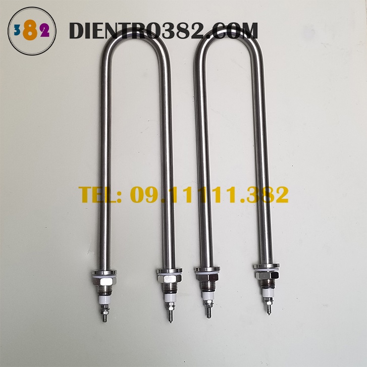 Điện trở chữ U công suất 4kw chất liệu inox 304 cho nồi phở, đun nước sôi, nước lèo....