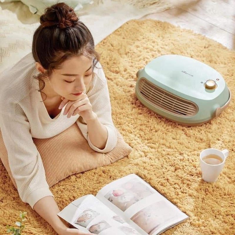 Máy sưởi chống nước , quạt sưởi để bàn Bear DNQ-A19B1, cao cấp chính hãng BH 12 tháng