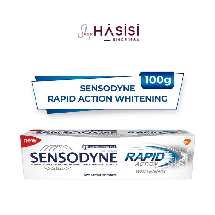 Kem Đánh Răng Làm Trắng Răng SENSODYNE - Rapid Action Whitening 100g