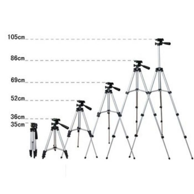 Gậy tripod 3 chân TF-3110 xiaomi selfile stick ( trắng)