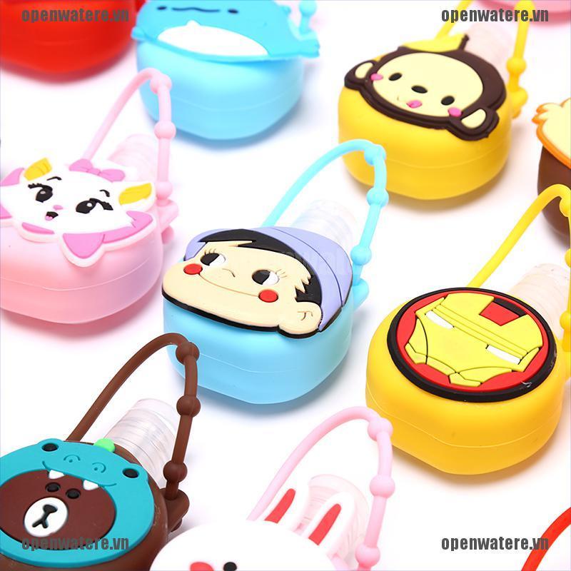 Bình rỗng đựng nước rửa tay bỏ túi dung tích 30ml thiết kế hoạt hình dễ thương