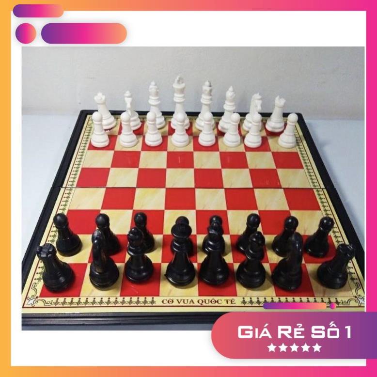 CỜ VUA NAM CHÂM SIZE ĐẠI CAO CẤP (BỘ TO) S80 Bộ trò chơi cờ vua giúp trẻ phát triển tư duy logic