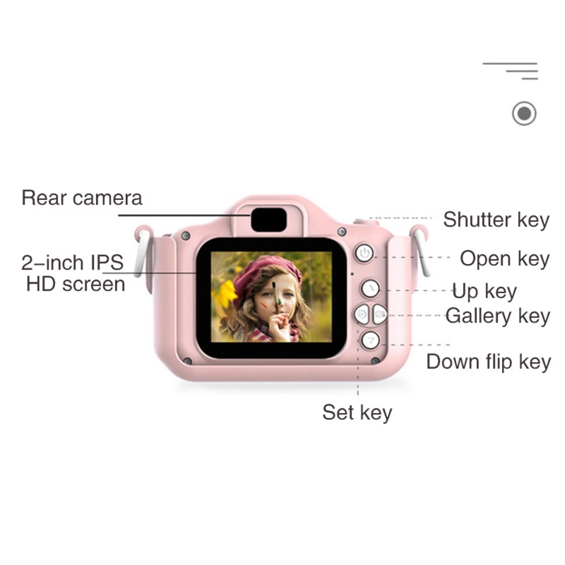 Máy Ảnh Kỹ Thuật Số zzz Màn Hình 20MP Pixels 2.0 &quot;Cho Bé 3-10 Tuổi