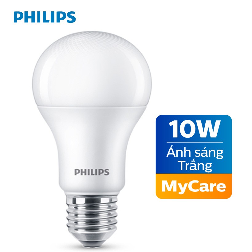 Bóng đèn Philips LED MyCare 10W 6500K E27 A60 - Ánh sáng trắng | BigBuy360 - bigbuy360.vn