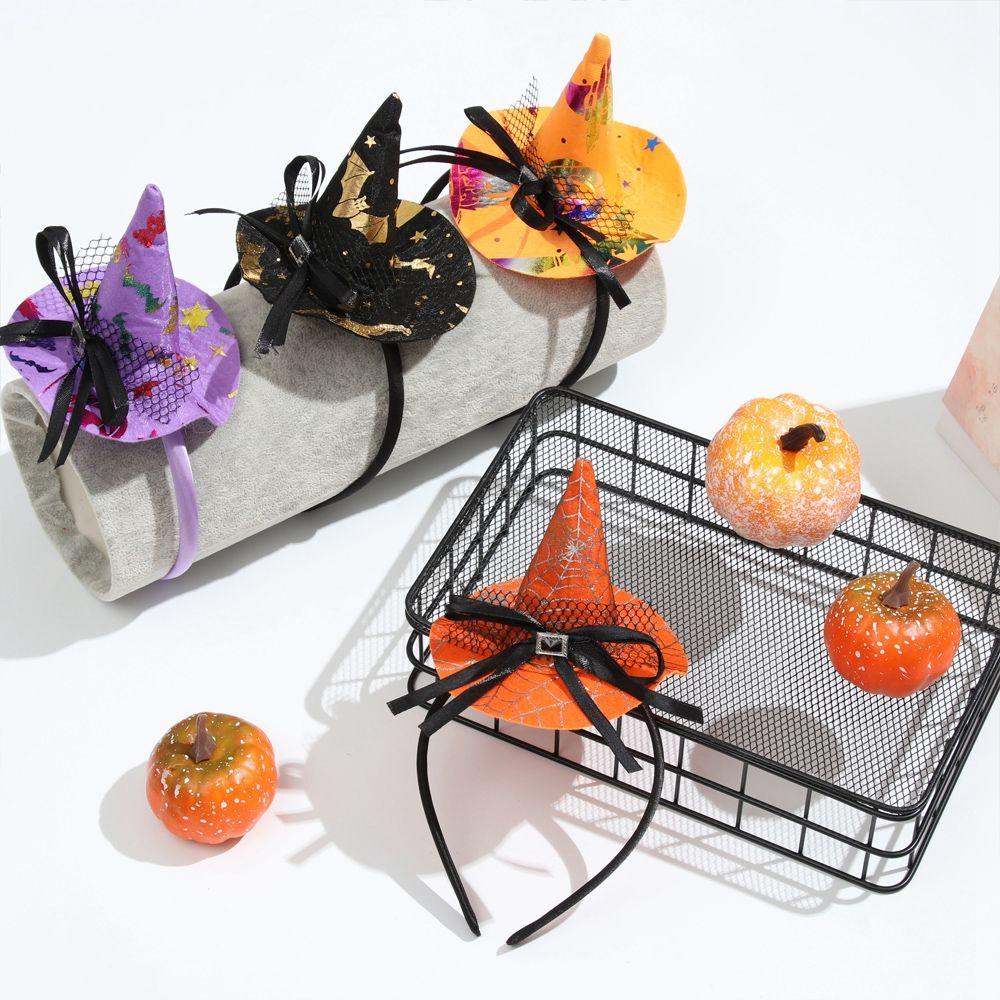 Epoch Cài Tóc Hóa Trang Halloween Hình Nón Phù Thủy Bí Ngô Dành Cho Trẻ Em