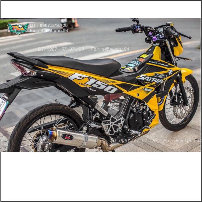 Tem Rời Satria Vàng đen Mới (C)