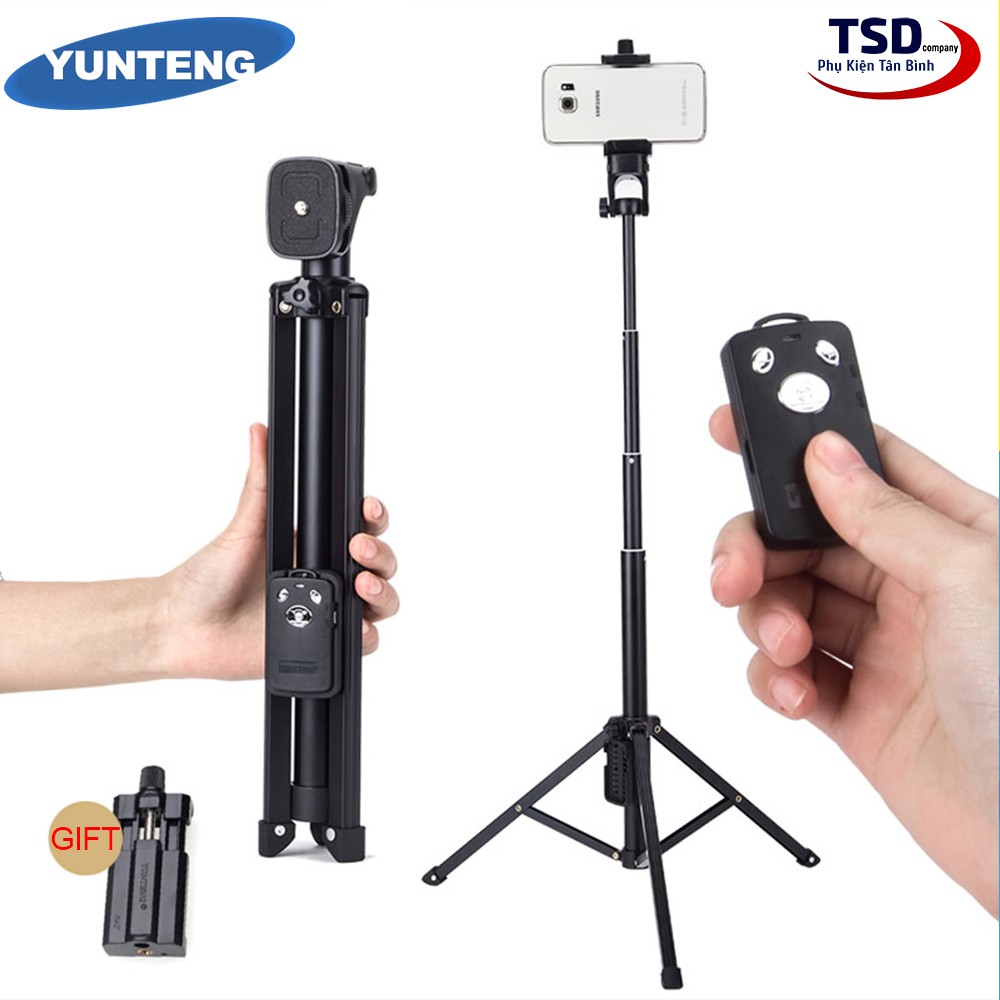 Gậy Tripod 3 Chân YUNTENG VCT-1688 - Gậy Chụp Hình Điện Thoại, Máy Ảnh | BigBuy360 - bigbuy360.vn