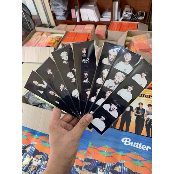 Quà pre-order BUTTER - Photostrip các thành viên BTS